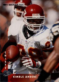 Kimble Anders Kansas City Chiefs 1997 Donruss NFL #158